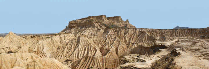 Le meilleur guide du désert des Bardenas. Espagne.
